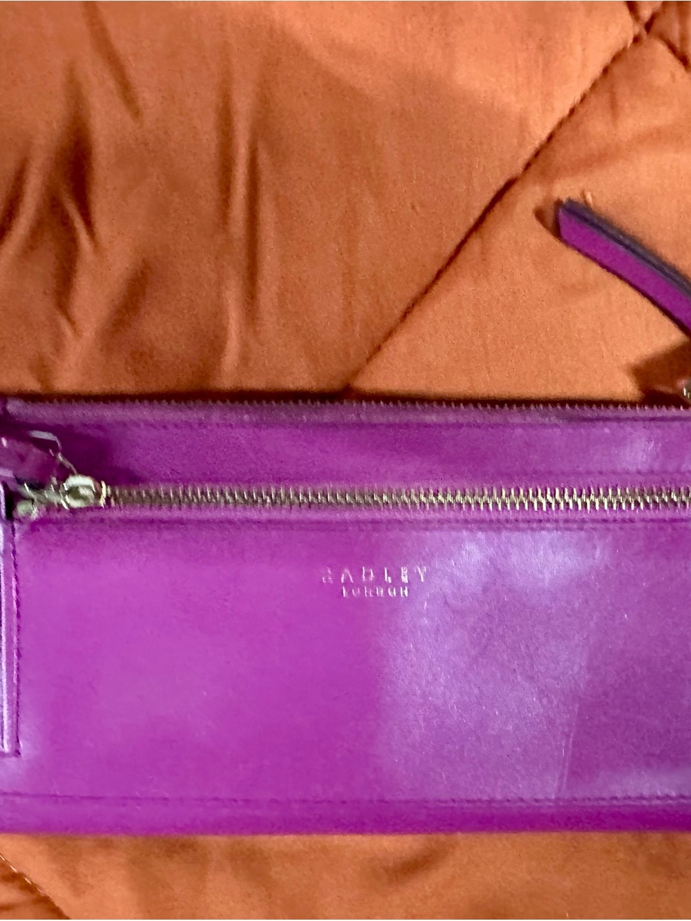 Playful Purple Wallet with Dog Motif - Picture 3 of 7